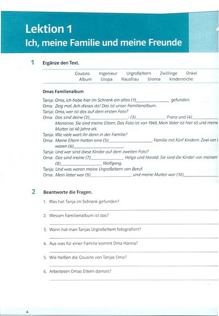 Робочий зошит Німецька мова 9 клас Parallelen 9 + аудіосупровід Авт: Надія Басай Вид-во: Методика Паблішинг - фото 2