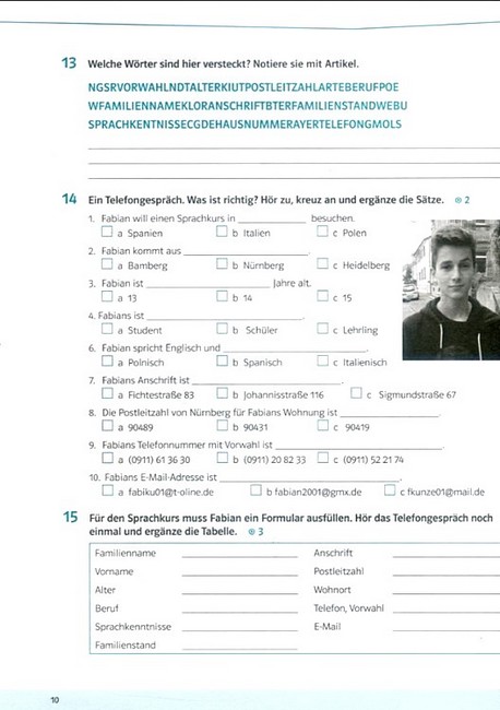 Робочий зошит Німецька мова 9 клас Parallelen 9 + аудіосупровід Авт: Надія Басай Вид-во: Методика Паблішинг - фото 6