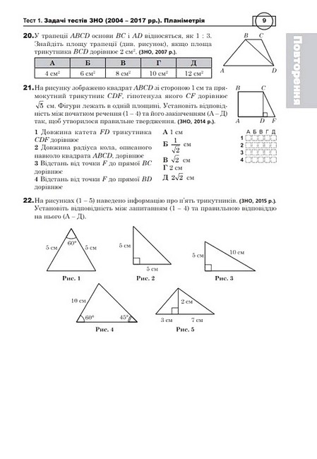 Комплексне видання ЗНО / НМТ 2025 Математика Частина 4 Стереометрія Авт: Ігор Клочко Вид-во: Богдан - фото 5