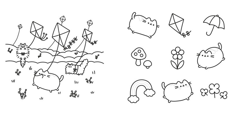 Наймиліша розмальовка Pusheen Розфарбовуй і грай Авт: Клер Белтон Вид-во: ARTBOOKS - фото 3