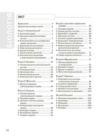 Довідник учня Біологія Усі поняття, терміни та визначення 7-11 класи Авт: М.О. Атаманчук К.А. Остапович Вид-во: Основа - фото 2