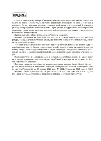 Довідник учня Зарубіжна література Усі основні відомості з курсу 5-11 класи Авт: М.В. Коновалова О.В. Юрко Вид-во: Основа - фото 3