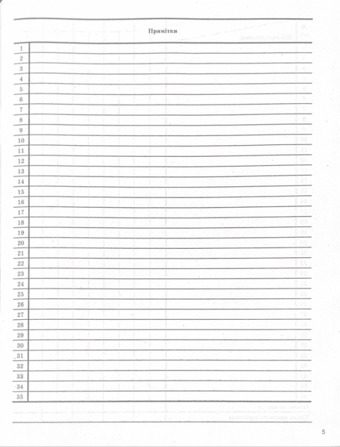 Журнал температурного скринінгу здобувачів освіти Шкільна документація Ранок - фото 6