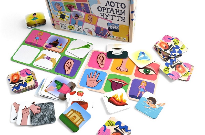 Лото органи чуття Розвиваюча настільна гра Вид-во: Умняшка - фото 2