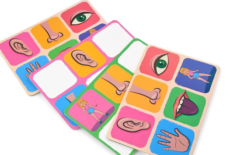 Лото органи чуття Розвиваюча настільна гра Вид-во: Умняшка - фото 4