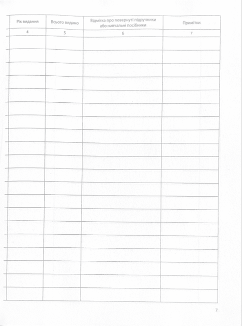 Журнал обліку виданих підручників і навчальних посібників Ранок - фото 6