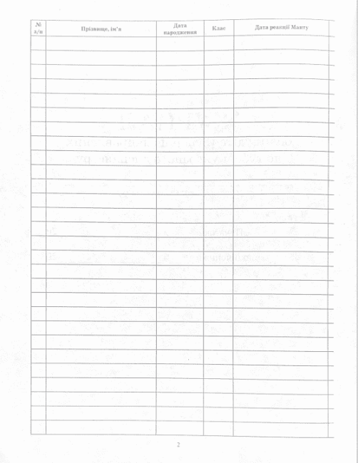 Журнал реєстрації дітей у туберкульозному диспансері /сині(40.2) - фото 3