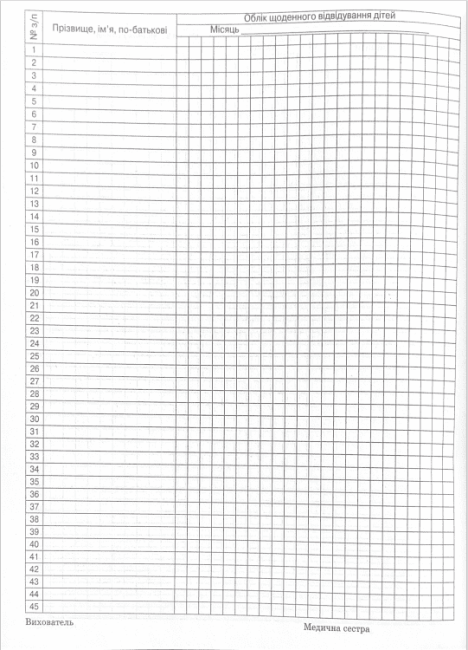 Журнал обліку щоденного відвідування дітьми групи Ранок - фото 4