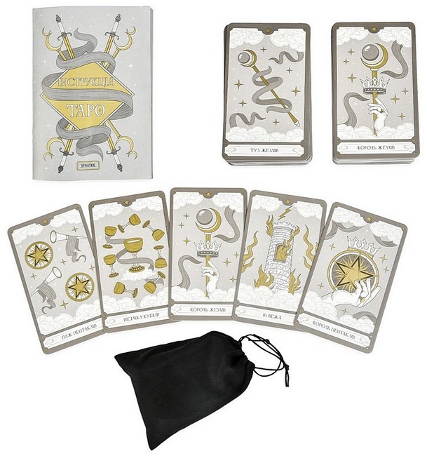 Гадальні карти Таро в жерстяній коробці Вид-во: Strateg - фото 3