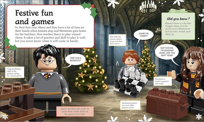 LEGO Harry Potter Hogwarts at Christmas (with minifigure) Вид-во: DK - фото 6