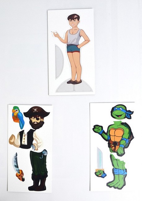 Одягалка Персонажі Гра навчальна з багаторазовими наліпками Вид-во: Умняшка - фото 8