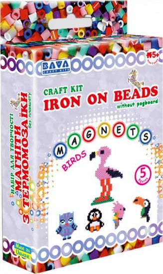 Набір для творчості. Магніти з термомозаїки без планшета. Птахи - фото 1
