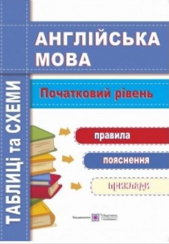 Англійська мова Таблиці та схеми Початковий рівень Давиденко Л. Підручники і посібники - фото 1