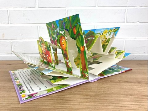 Книжка-панорамка Овочі, фрукти та ягоди Авт: Володимир Грановський Вид-во: Пегас - фото 8