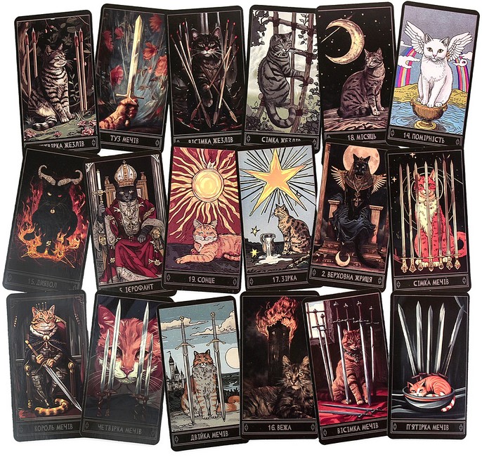 Гадальні карти Таро Коти Вид-во: Strateg - фото 4