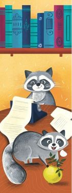 Закладка для книги «Єноти. Друкарська машинка» Закладка для книги «Єноти. Друкарська машинка»