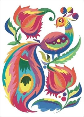 Листівка вітальна «Самчиківський розпис» Листівка вітальна «Самчиківський розпис» - Канцелярські товари