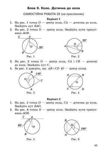 Збірник Самостійних і контрольних робіт Геометрія 7 клас Нова програма Авт: Єршова А.П. Вид-во: Ранок - фото 2
