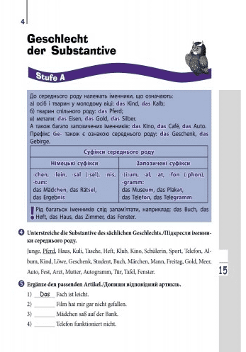 Зошит з граматики Німецька мова 7 клас Нова програма Einfache Grammatik Авт: Гоголєва Г.В. Вид-во: Ранок - фото 3