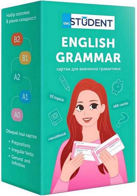 English Grammar Картки для вивчення граматики Вид-во: English Student - фото 1