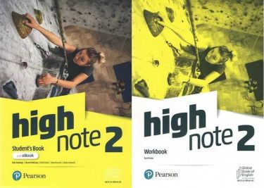 Комплект High Note Level 2 Student's Book + eBook with Digital Resources + Workbook Авт: Bob Hastings та ін., Rod Fricker Вид-во: Pearson Комплект High Note Level 2 Student's Book + eBook with Digital Resources + Workbook Авт: Bob Hastings та ін., Rod Fricker Вид-во: Pearson - Вивчаємо Англійську