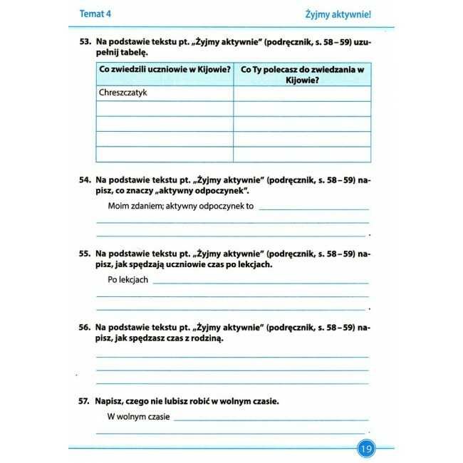 Робочий зошит Польська мова 7 клас 3 рік навчання До підручника Л. Біленької-Свистович та ін. Авт: Мастиляк В. Вид-во: Підручники і посібники - фото 7