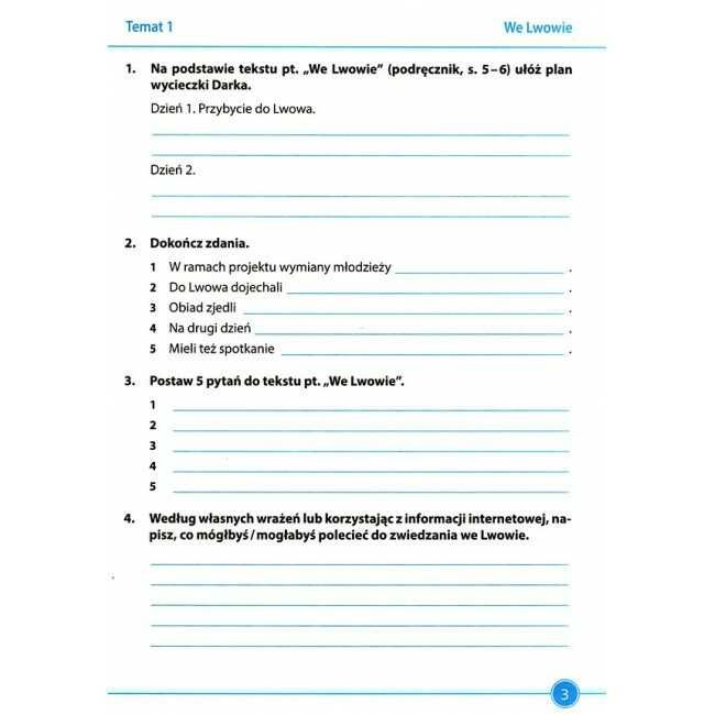 Робочий зошит Польська мова 7 клас 3 рік навчання До підручника Л. Біленької-Свистович та ін. Авт: Мастиляк В. Вид-во: Підручники і посібники - фото 4