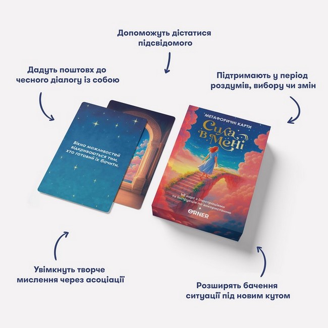 Метафоричні асоціативні карти Сила в мені Вид-во: ORNER - фото 4