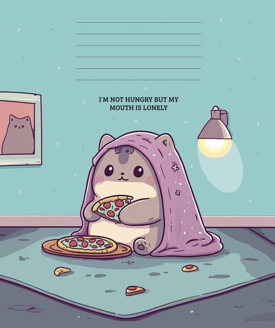 Зошит учнівський 24арк. у клітинку Школярик I AM PURRRFECT - фото 6