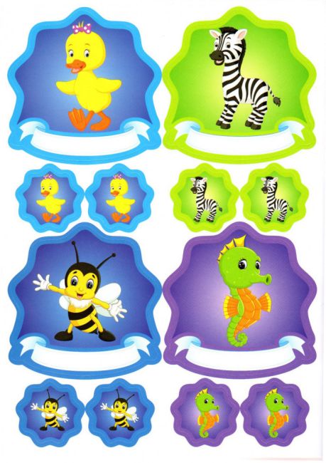 Малюнки-самоклейки(жовта) - фото 2