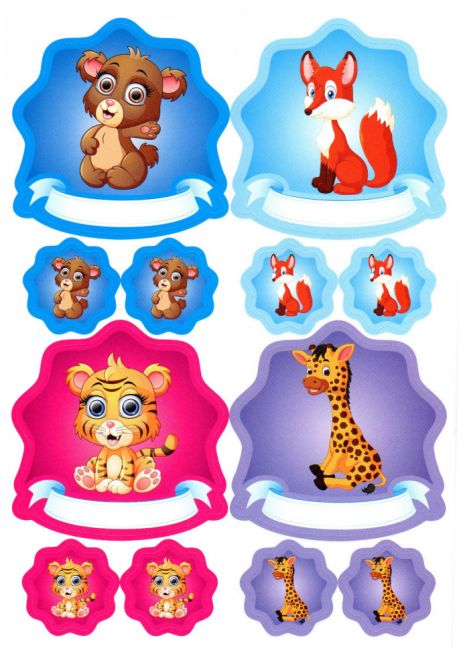 Малюнки-самоклейки(жовта) - фото 3