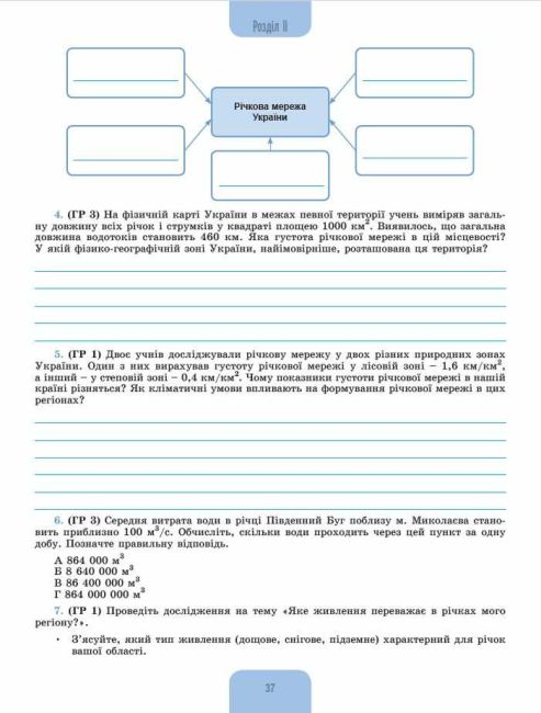 Робочий зошит Географія 8 клас НУШ Авт: Гільберг Т. Довгань А. Савчук І. Вид-во: Генеза - фото 7