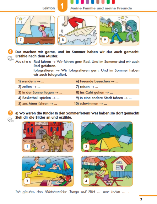 Підручник Hallo Freunde Німецька мова 8 клас 4 рік навчання Програма 2021 Авт: Сотникова С Вид-во: Ранок - фото 6