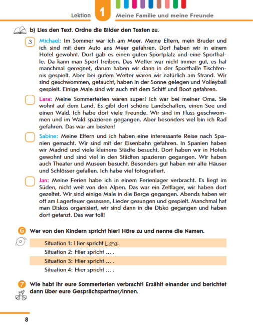 Підручник Hallo Freunde Німецька мова 8 клас 4 рік навчання Програма 2021 Авт: Сотникова С Вид-во: Ранок - фото 7