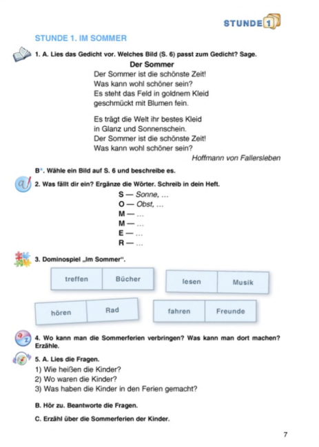 Підручник Німецька мова 8 клас 4 рік навчання Нова програма Авт: Сидоренко М. Палій О. Вид-во: Грамота - фото 6