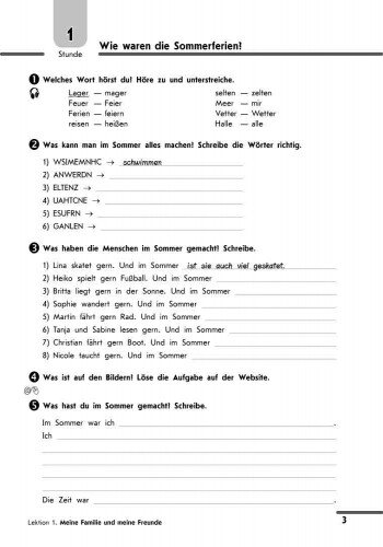 Робочий зошит Hallo, Freunde Німецька мова 8 клас 4 рік навчання Нова програма Авт: Сотникова С. Вид-во: Ранок - фото 2